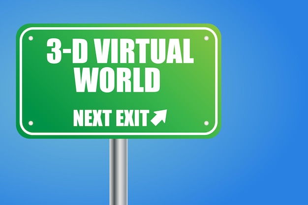 futuro de los textos de mensajes del mundo virtual en 3D