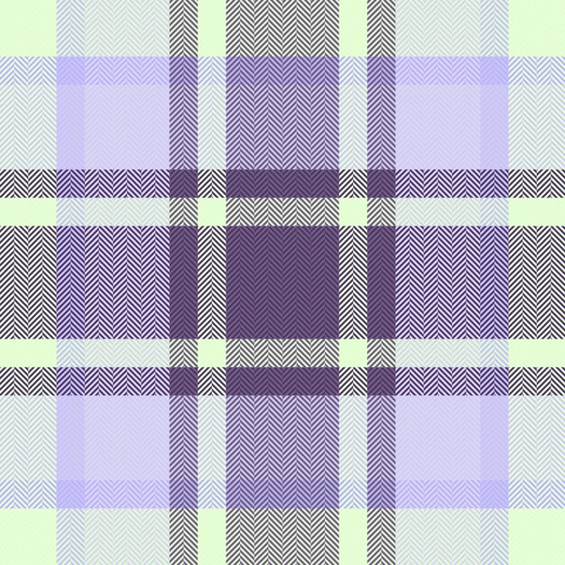 Fuzzy plaid tartan vector usa tela comprobar el fondo patrón de textura personalizado textil sin costuras en colores claros y pastel