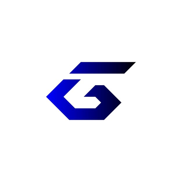 G logotipo de lujo
