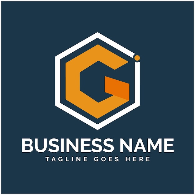 g último vector de íconos de diseño del logotipo