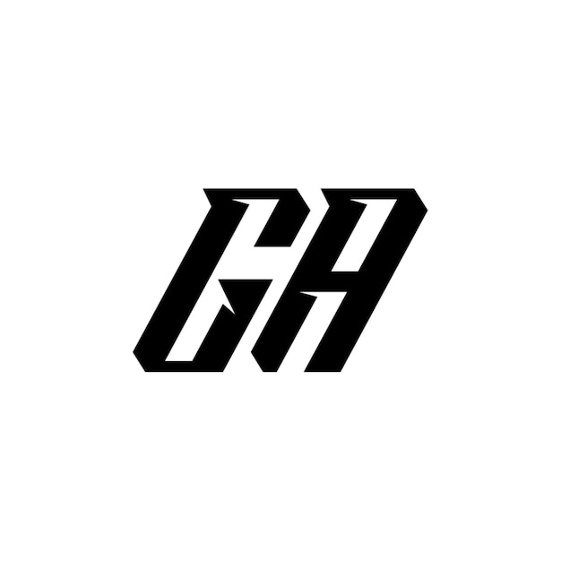 GA monograma logotipo diseño carta texto nombre símbolo monocromo logotipo alfabeto carácter simple logotipo