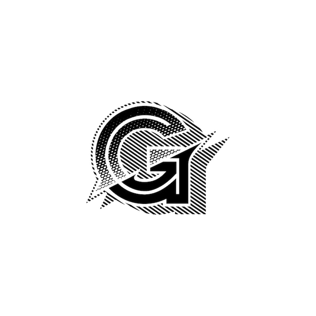 GA monograma logotipo diseño carta texto nombre símbolo monocromo logotipo alfabeto carácter simple logotipo