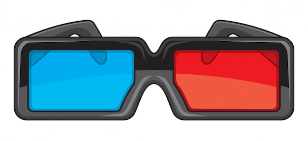 Vector gafas 3d