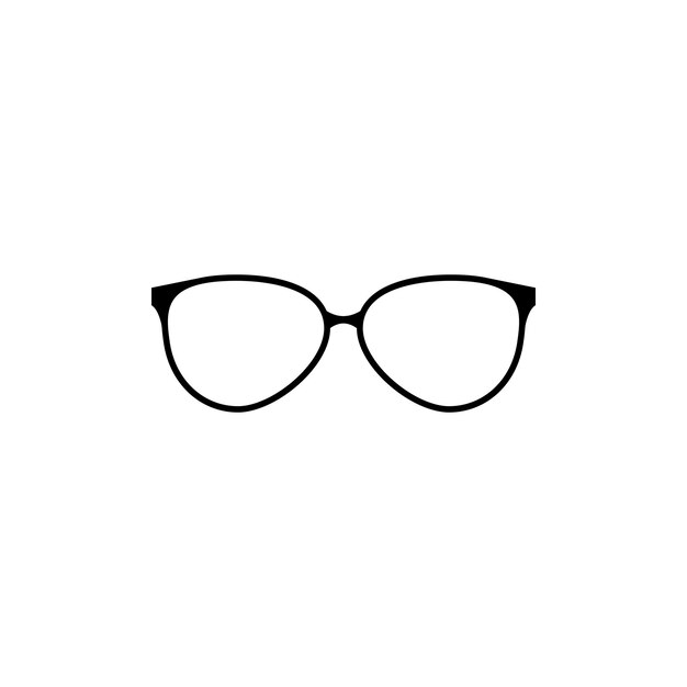 Gafas elegantes con marcos negros.