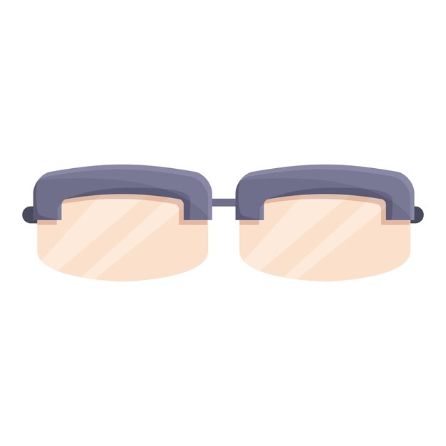 Gafas modernas con marco de plástico para proteger los ojos mientras se trabaja en la computadora