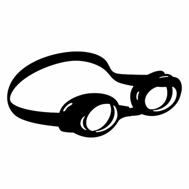 Gafas de natación gafas de seguridad ilustración vectorial