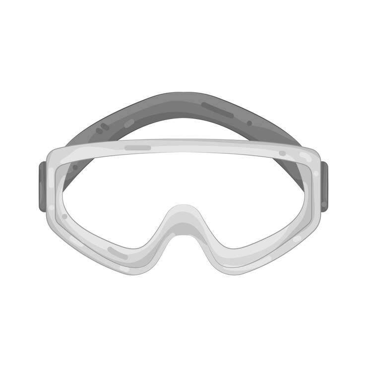 Vector gafas de protección