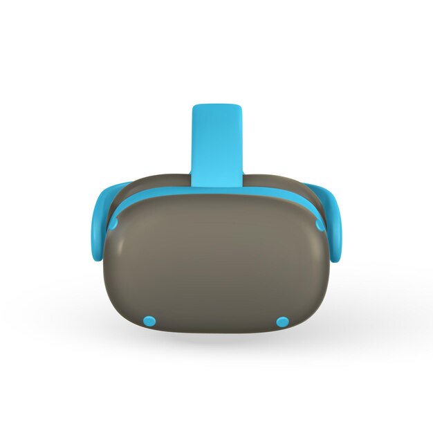 Vector gafas de realidad virtual 3d vr para juegos cyberspace of metaverse concepto de juego ilustración vectorial