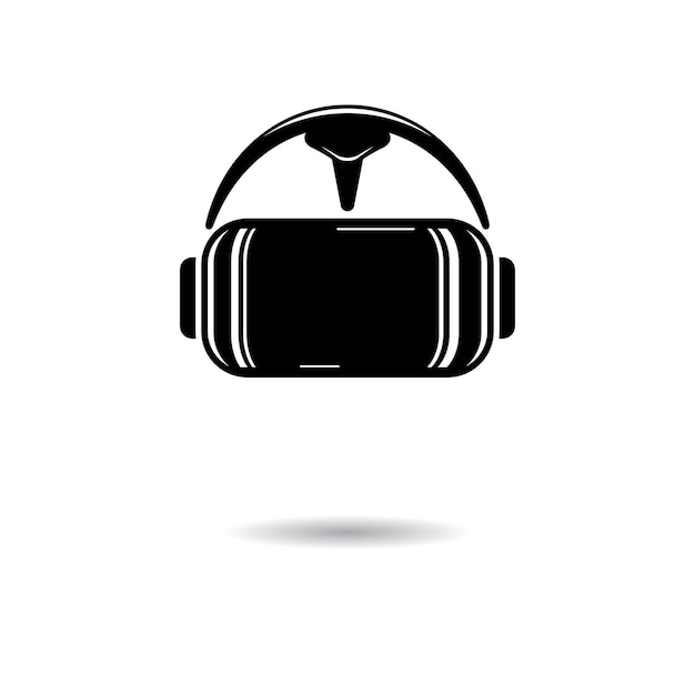 Gafas de realidad virtual con sombra