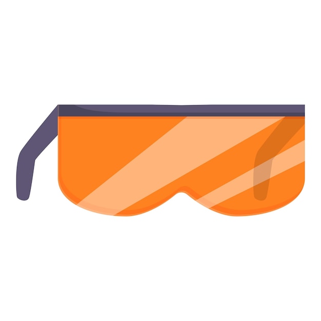 Gafas de seguridad naranjas para proteger los ojos durante el trabajo