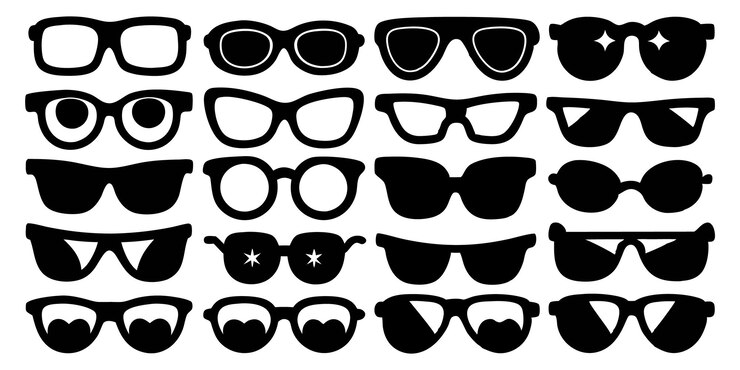 Gafas de sol Colección silueta negra