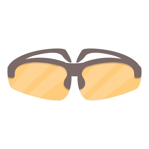 Gafas de sol modernas que protegen del sol con lentes amarillas