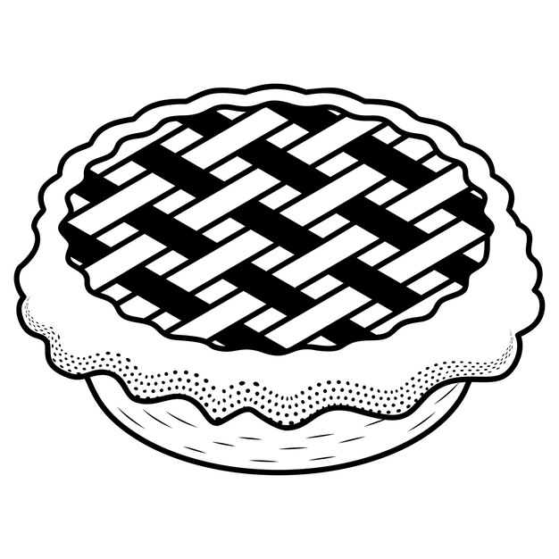 Galettes campinoises concepto isométrico galletas de gofres vector dibujado a mano dibujos de panadería y panadería