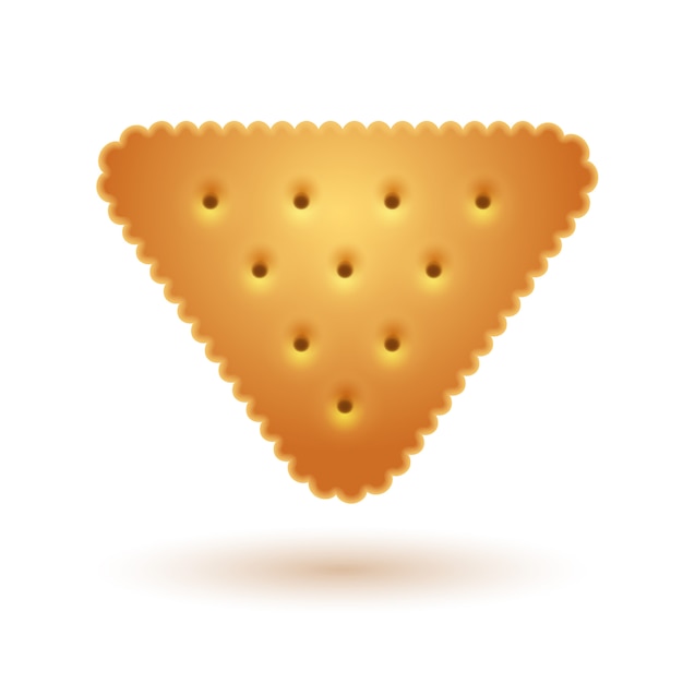 Galleta en forma de triángulo