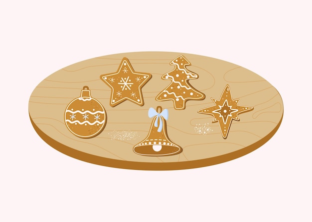 Galletas de jengibre navideñas