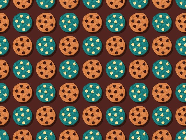 Galletas de pascua día blanco vector icono de dibujos animados postre desayuno ilustración papel tapiz galleta dulce