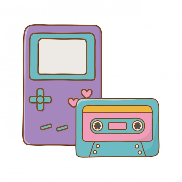 Vector game boy y cassette