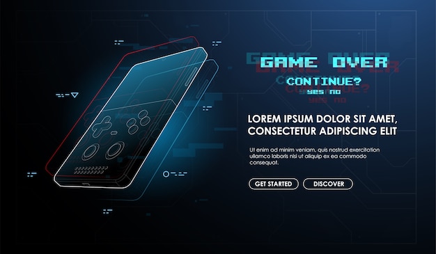 Game over en una consola portátil