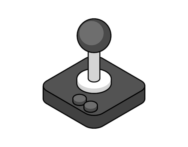 Gamepad icono de diseño isométrico Vector web ilustración 3d colorido concepto