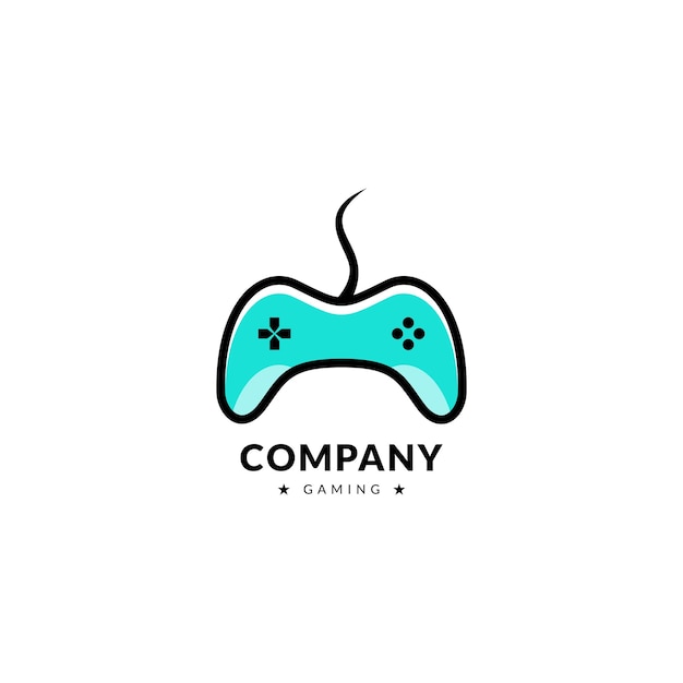 gamepad logo vector joystick juego ilustración videojuego mejor empresa icono