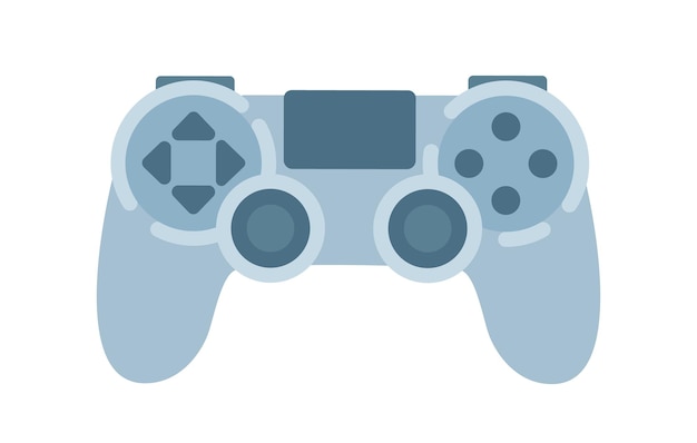 Gamepad objeto vectorial de color semiplano