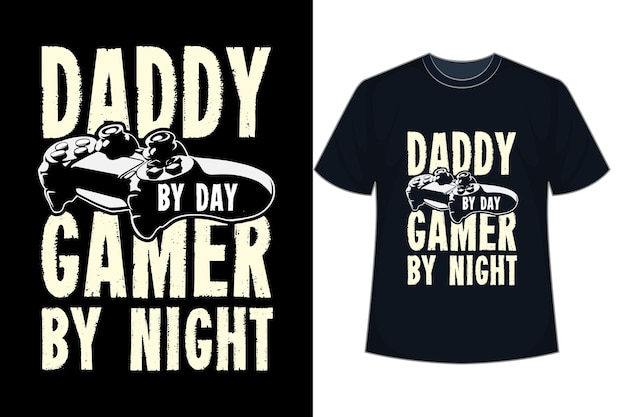 Gamer by night, game lover t-shirt, night player t-shirt design.