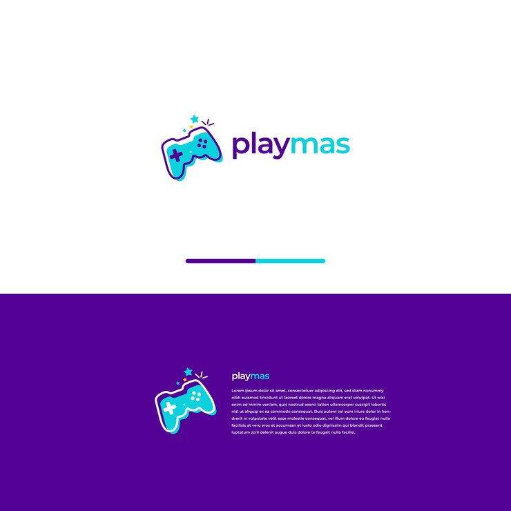 Gaming Logo Messages Vector Design Logo Set Modern paychatrm Logo