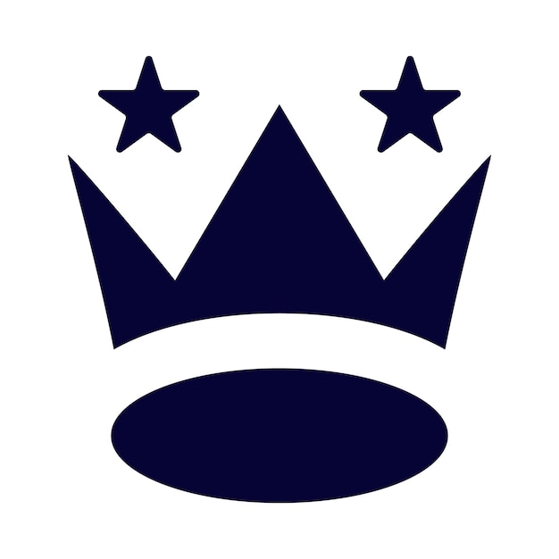 ganador de la corona el icono de la corona del rey de la corona