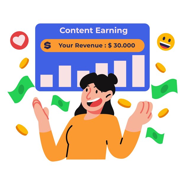 ganancias de los contenidos de las redes sociales