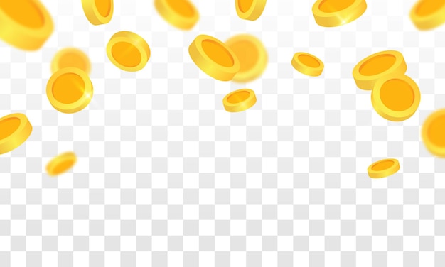 Ganancias oro dinero lluvia