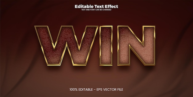 Gane efecto de texto editable en estilo de tendencia moderna