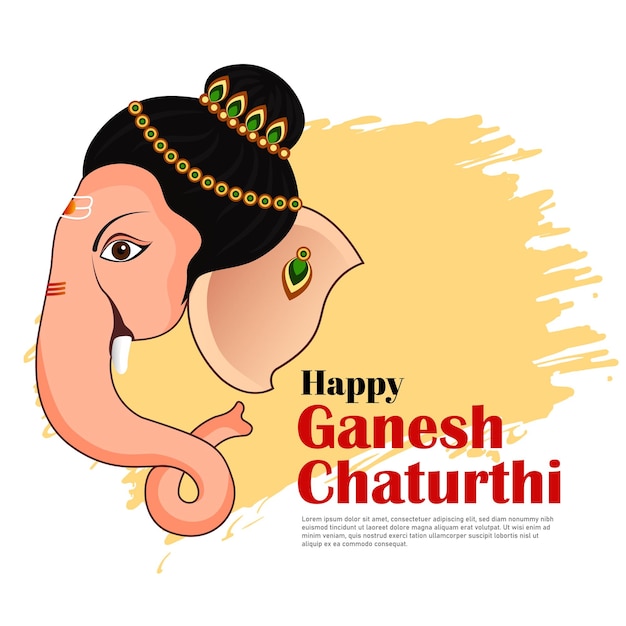 Vector ganesh chaturthi