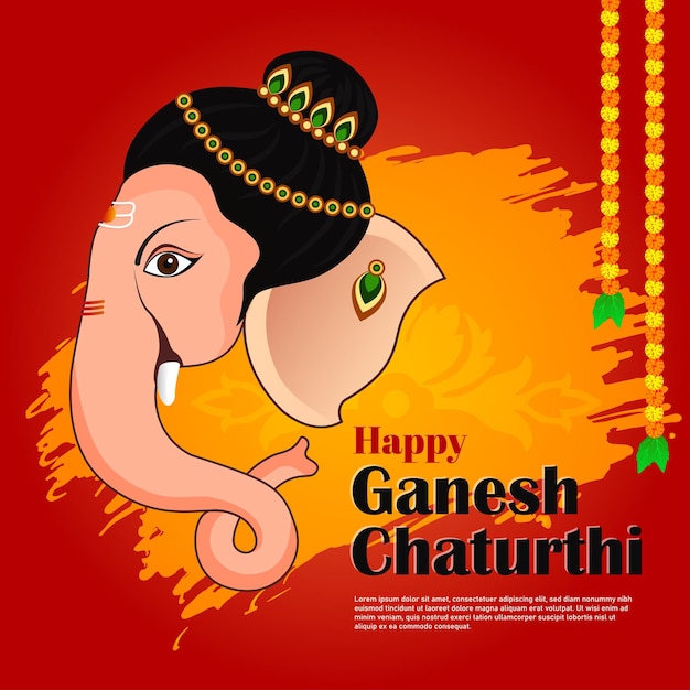 Vector ganesh chaturthi