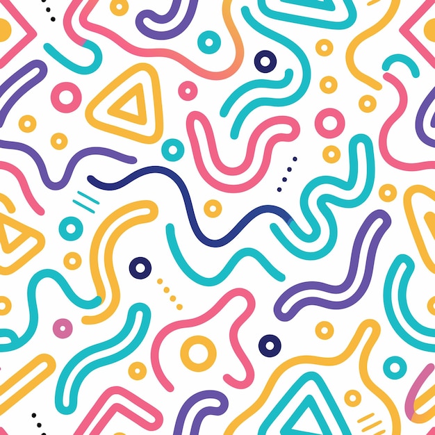 garabates de fondo minimalistas coloridos