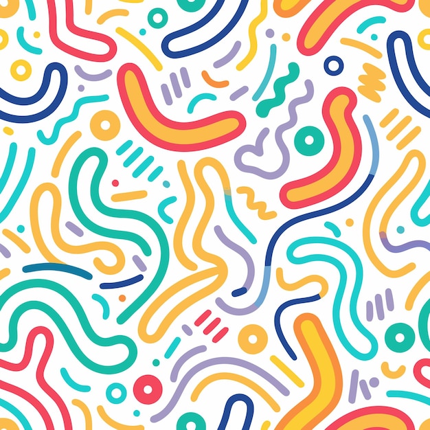 garabates de fondo minimalistas coloridos