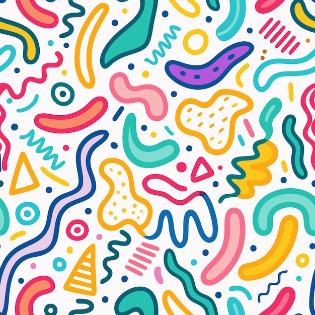 garabates de fondo minimalistas coloridos