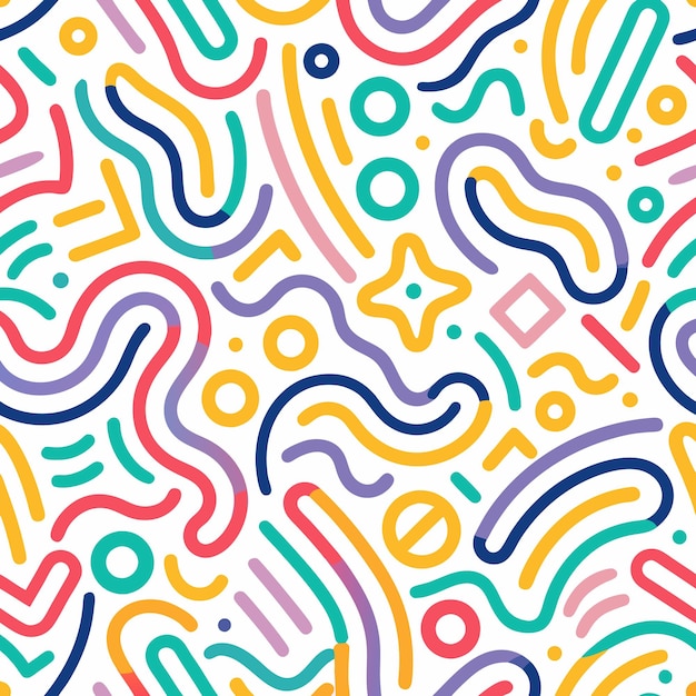 garabates de fondo minimalistas coloridos