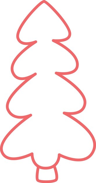 Garabato del árbol de Navidad