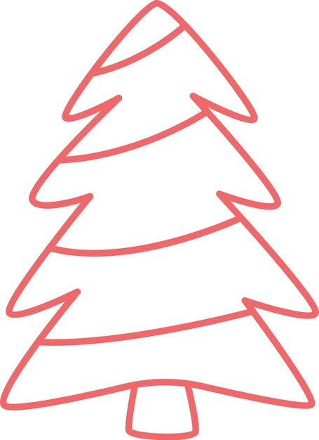 Garabato del árbol de Navidad