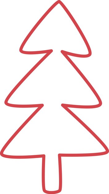 Garabato del árbol de Navidad