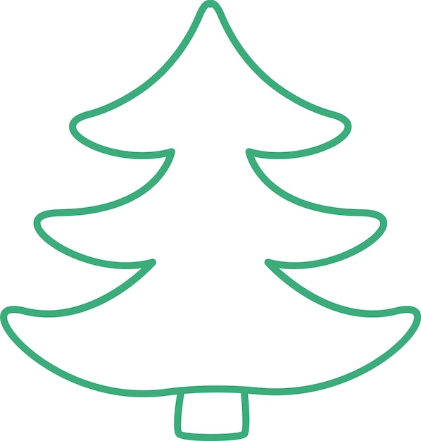 Garabato del árbol de Navidad