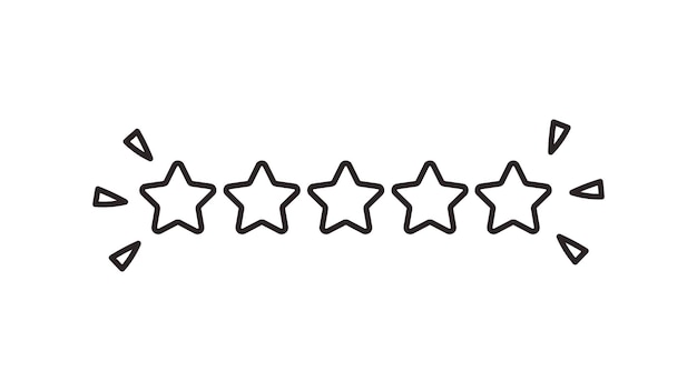 Garabato de cinco estrellas