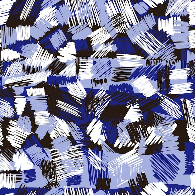 Garabatos creativos de patrones sin fisuras. Fondo de pantalla sin fin de línea de garabatos a mano alzada abstracta. Fondo de pantalla de camuflaje. Doodle estilo pintado a mano. Diseño para tela, estampado textil, superficie, envoltura, funda.
