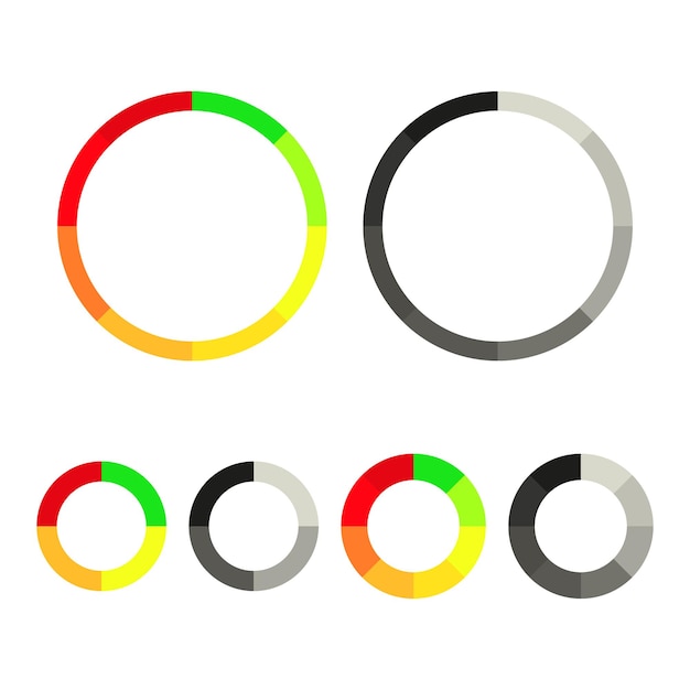 Garabatos y elementos de garabatos de colores Conjunto de texturas vectoriales Fondo enredado