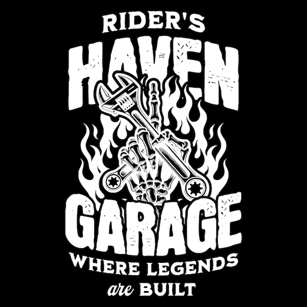 El garaje de Riders Haven