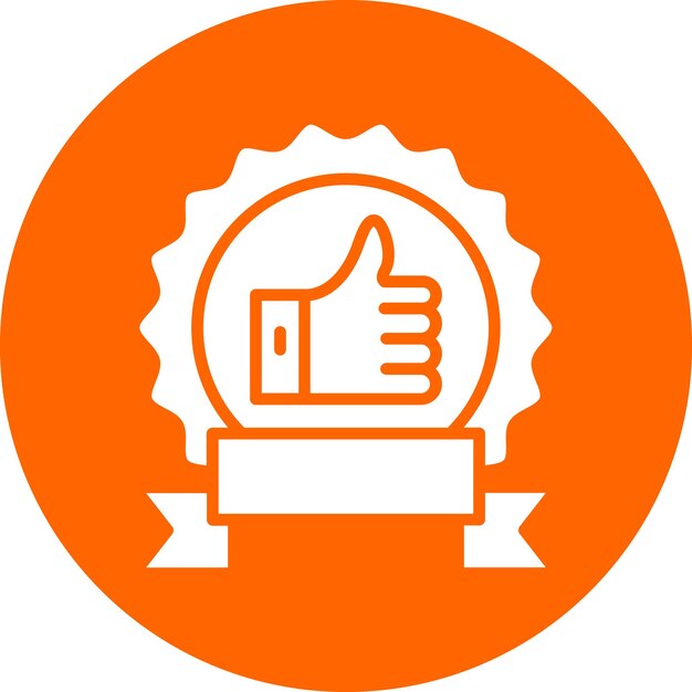 Garantía de satisfacción del diseño vectorial Estilo del icono