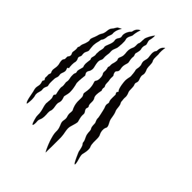 Garras, rasguños, icono, diseño, garra, señal, y, símbolo