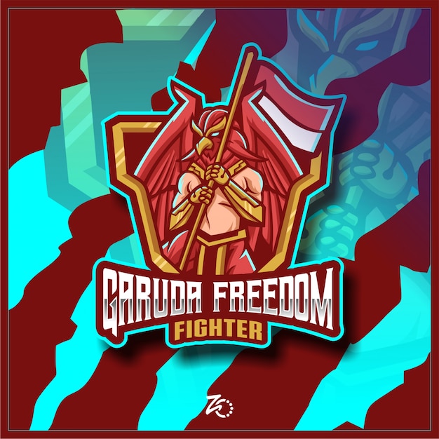 Vector garuda phoenix gaming esports