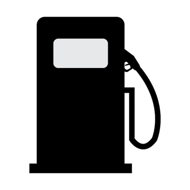 Gasolinera icono logo vector plantilla de diseño