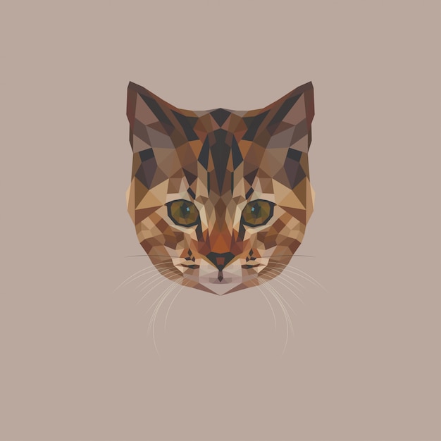 Gatito Low Poly